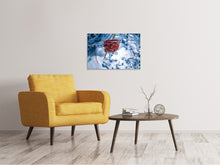 Load image into Gallery viewer, Canvas print Raspberry in the water