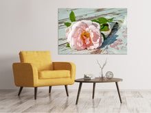 Load image into Gallery viewer, Canvas print Wild rose in pink