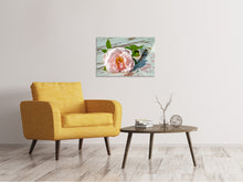 Load image into Gallery viewer, Canvas print Wild rose in pink