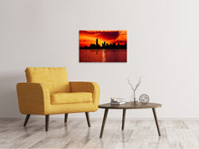 Load image into Gallery viewer, Canvas print NYC skyline at dusk