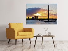 Load image into Gallery viewer, Canvas print The Rhine bridge