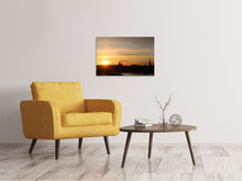Load image into Gallery viewer, Canvas print City in the evening light