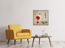 Load image into Gallery viewer, Canvas print Retro document