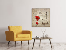 Load image into Gallery viewer, Canvas print Retro document