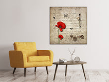 Load image into Gallery viewer, Canvas print Retro document