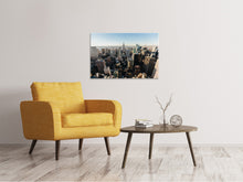 Load image into Gallery viewer, Canvas print Over the roofs of NYC