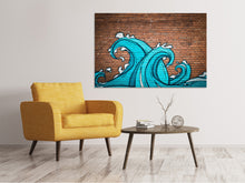 Load image into Gallery viewer, Canvas print 2 waves on the facade