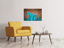 Load image into Gallery viewer, Canvas print 2 waves on the facade