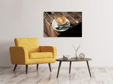 Load image into Gallery viewer, Canvas print My cappuccino