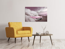 Load image into Gallery viewer, Canvas print Vintage car in the desert sand