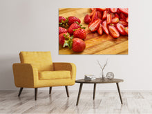 Load image into Gallery viewer, Canvas print Sweet strawberries
