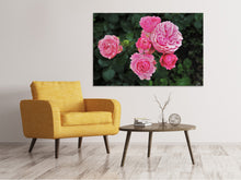 Load image into Gallery viewer, Canvas print The wild roses in pink