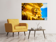 Load image into Gallery viewer, Canvas print The golden buddhas