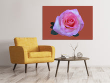 Load image into Gallery viewer, Canvas print Rose in pink XXL