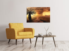 Load image into Gallery viewer, Canvas print Cyclone in the sunset