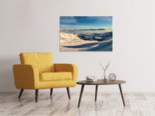 Load image into Gallery viewer, Canvas print Above the clouds in the snow