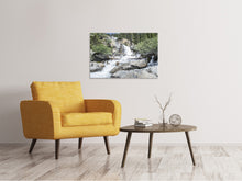 Load image into Gallery viewer, Canvas print Wild waterfall in the forest