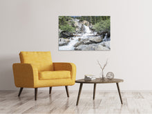 Load image into Gallery viewer, Canvas print Wild waterfall in the forest