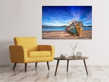 Load image into Gallery viewer, Canvas print Stranded boat