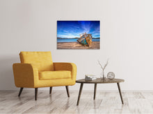 Load image into Gallery viewer, Canvas print Stranded boat