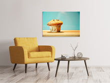 Load image into Gallery viewer, Canvas print A muffin