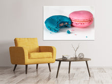 Load image into Gallery viewer, Canvas print 2 macaroons