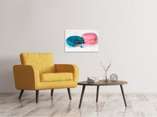Load image into Gallery viewer, Canvas print 2 macaroons