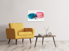 Load image into Gallery viewer, Canvas print 2 macaroons