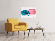 Load image into Gallery viewer, Canvas print 2 macaroons