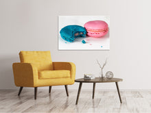 Load image into Gallery viewer, Canvas print 2 macaroons