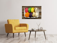 Load image into Gallery viewer, Canvas print Selection macaroons