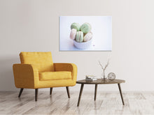 Load image into Gallery viewer, Canvas print Macaroons in pastel