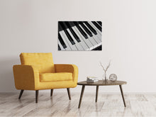 Load image into Gallery viewer, Canvas print Close up piano