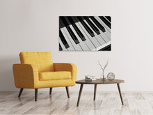 Load image into Gallery viewer, Canvas print Close up piano