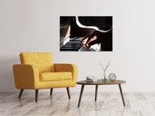 Load image into Gallery viewer, Canvas print piano player