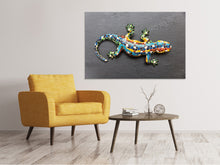 Load image into Gallery viewer, Canvas print Colorful gecko