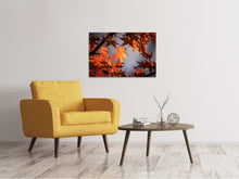 Load image into Gallery viewer, Canvas print Maple leaves in autumn
