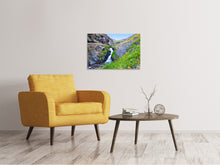 Load image into Gallery viewer, Canvas print mountain river