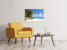 Load image into Gallery viewer, Canvas print Dream Beach Seychelles
