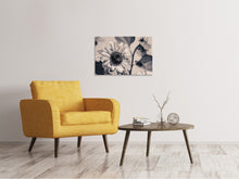 Load image into Gallery viewer, Canvas print Bees on the sunflower sw