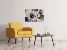 Load image into Gallery viewer, Canvas print Bees on the sunflower sw