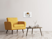 Load image into Gallery viewer, Canvas print Fresh cup of coffee