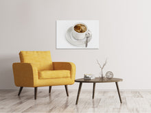 Load image into Gallery viewer, Canvas print Fresh cup of coffee