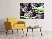 Load image into Gallery viewer, Canvas print Fresh artichokes