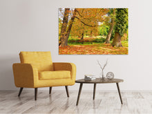 Load image into Gallery viewer, Canvas print In the middle of autumn trees