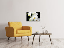 Load image into Gallery viewer, Canvas print Orchid close up