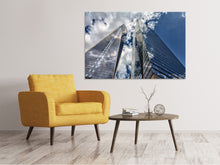 Load image into Gallery viewer, Canvas print 2 skyscrapers