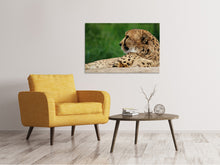 Load image into Gallery viewer, Canvas print XL cheetah