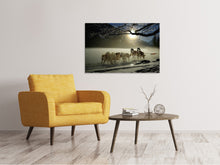 Load image into Gallery viewer, Canvas print huskies