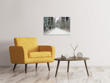 Load image into Gallery viewer, Canvas print Snow in the forest